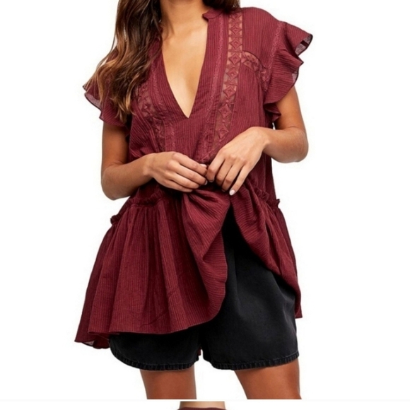 Free People Tops - Free people ❤️baby blues tunic dress 👗